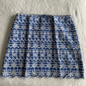 Scallop trim LOFT skirt